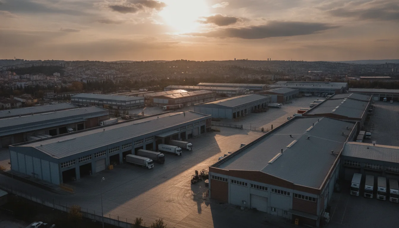 Manufacturing district outside Istanbul